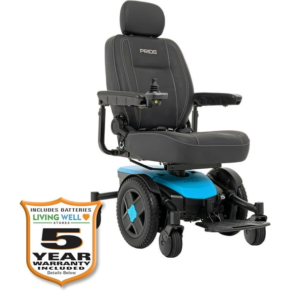 Pride Jazzy EVO 613 Power Wheelchair, U1 SLA batteries, with 5-Year Extended Warranty