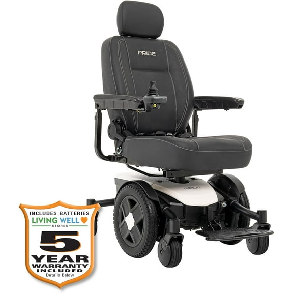 Pride Jazzy EVO 613 Power Wheelchair, U1 SLA batteries, with 5-Year Extended Warranty