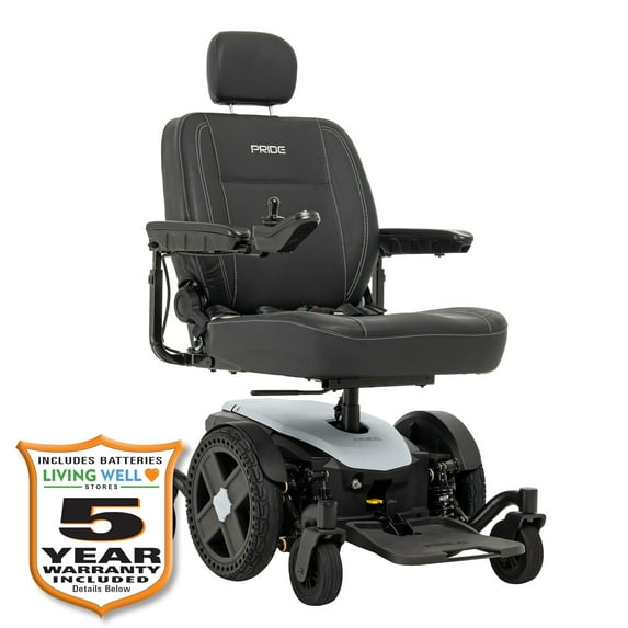 Pride Jazzy EVO 614 HD Heavy Duty Power Wheelchair, 450 Lbs. Weight Capacity