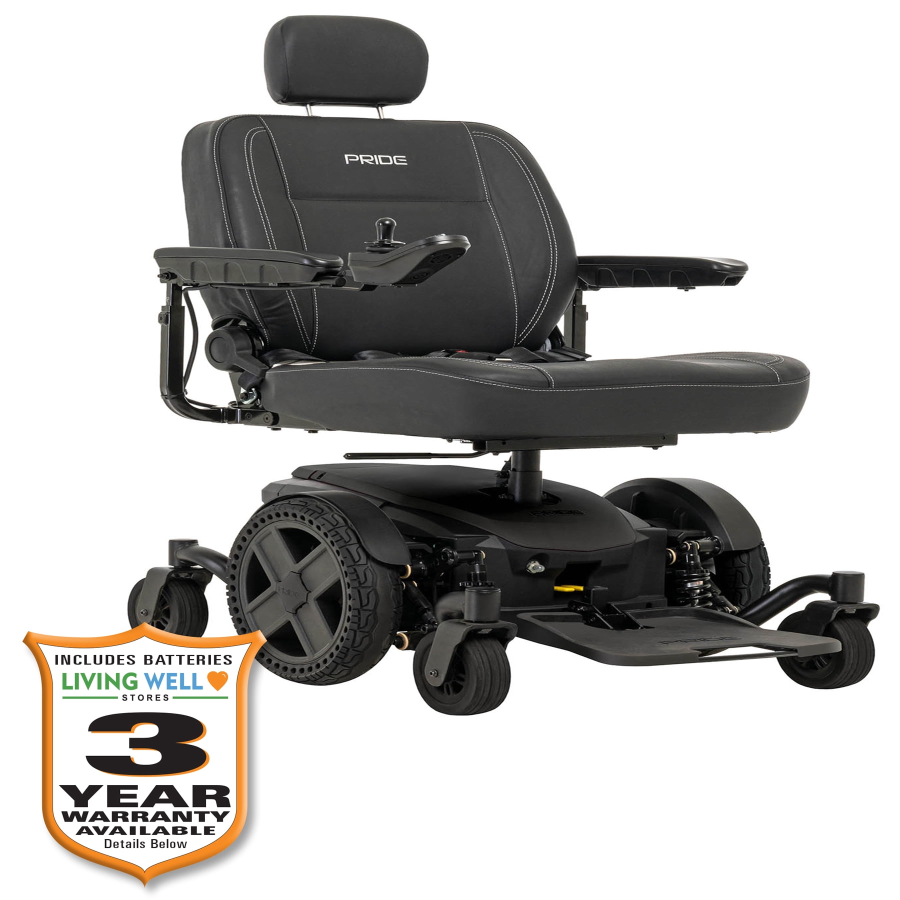 Pride Jazzy EVO 614 HD Heavy Duty Power Wheelchair, 450 Lbs. Weight