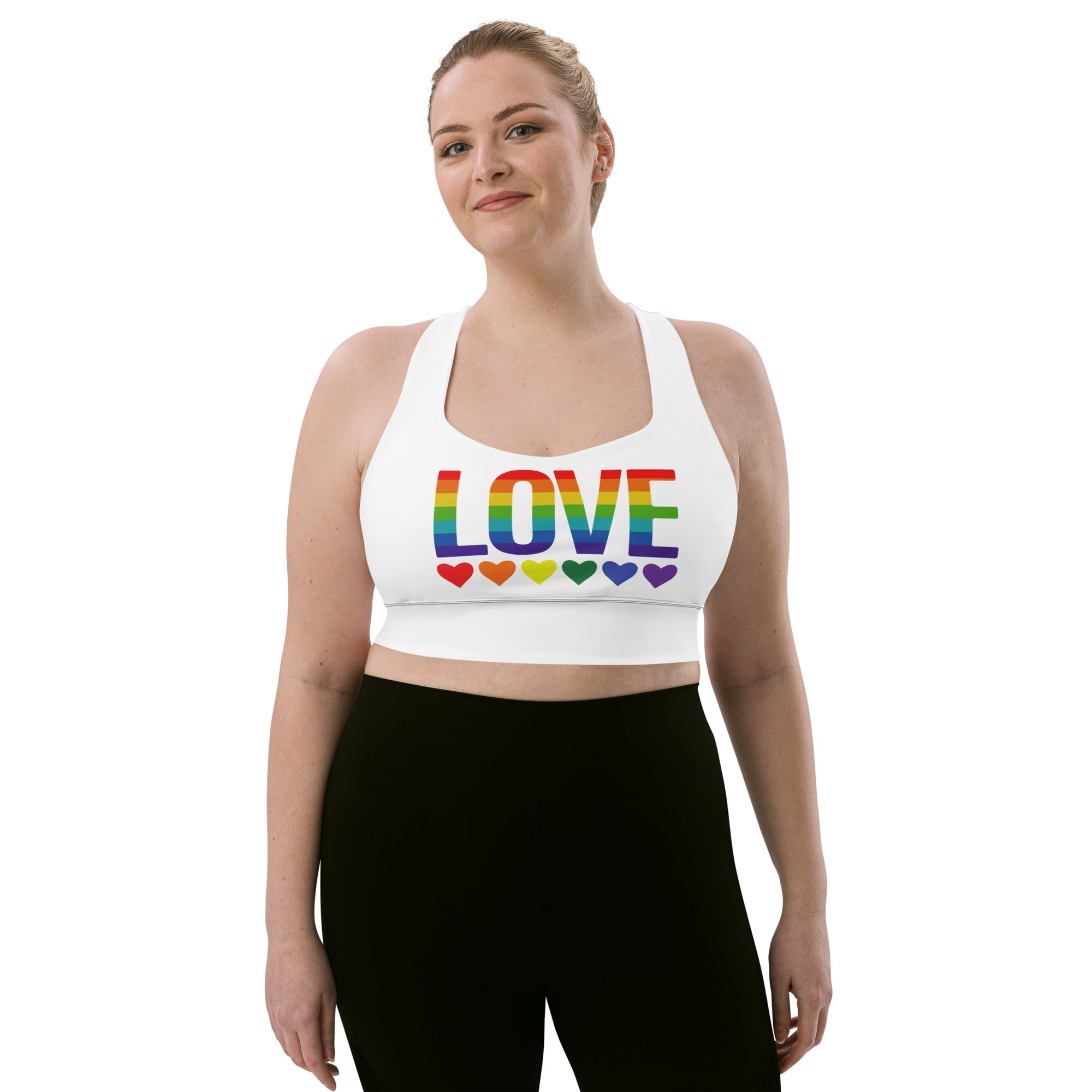 Pride/LGBTQ, Love, Sports Bra