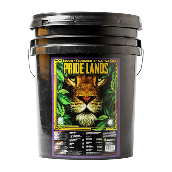 Pride Lands Bloom 2-5.5-5.5 All-Natural Fertilizer - 35 lb Pail by GreenGro