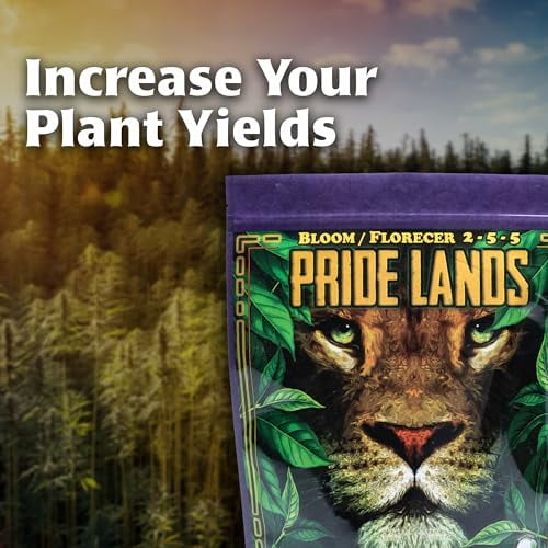 Pride Lands Premium Organic Bloom Fertilizer with NO Fillers, Bigger