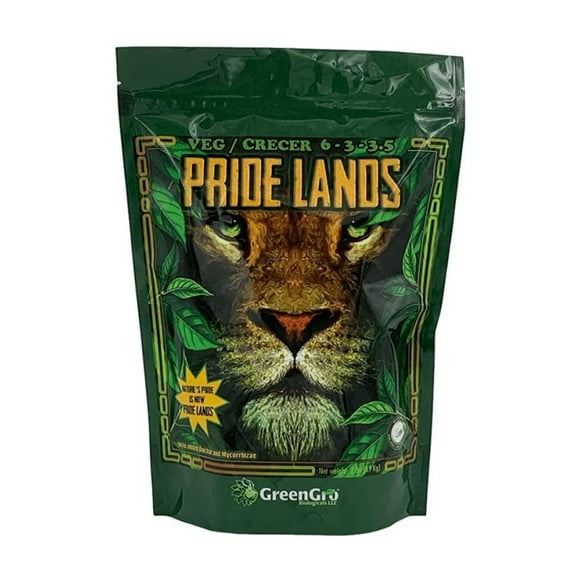 Pride Lands Veg 6-3-3.5 All-Natural  & Organic Fertilizer - 2 lb Pouch by GreenGro Biologicals