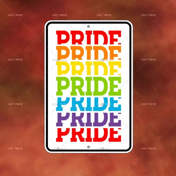 Pride Lgbtq Lgbt Gay Lesbian Metal Sign Home Wall Art Gift Decor A3595