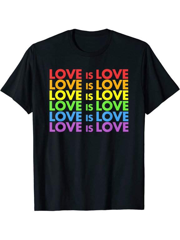 Pride March Shirt Rainbow LGBT Equality, love is love
