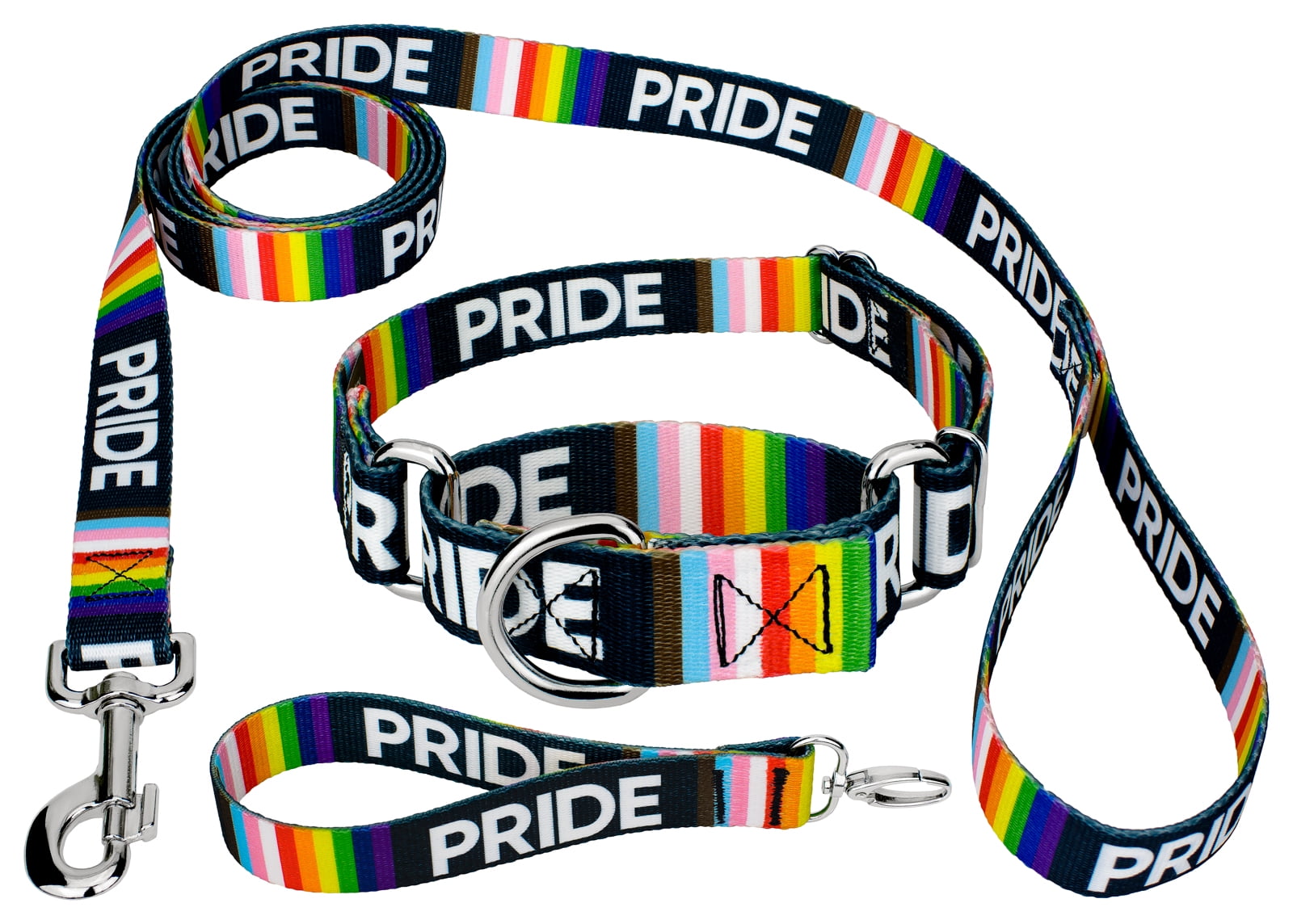 Country Brook Petz® Pride Martingale Dog Collar and Leash, Medium