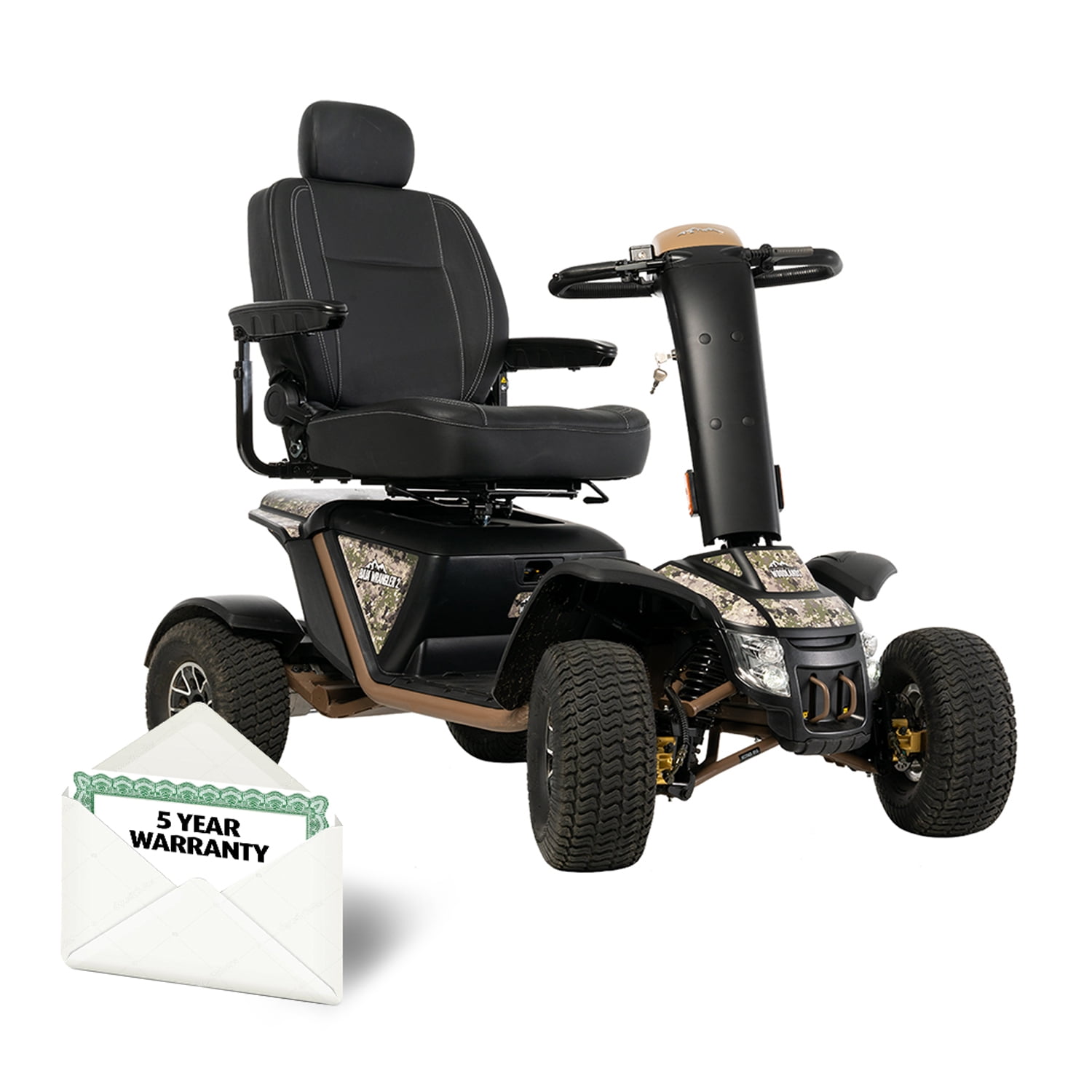 Pride Mobility Baja Wrangler 2 Outdoor Mobility Scooter, Woodland Camo ...