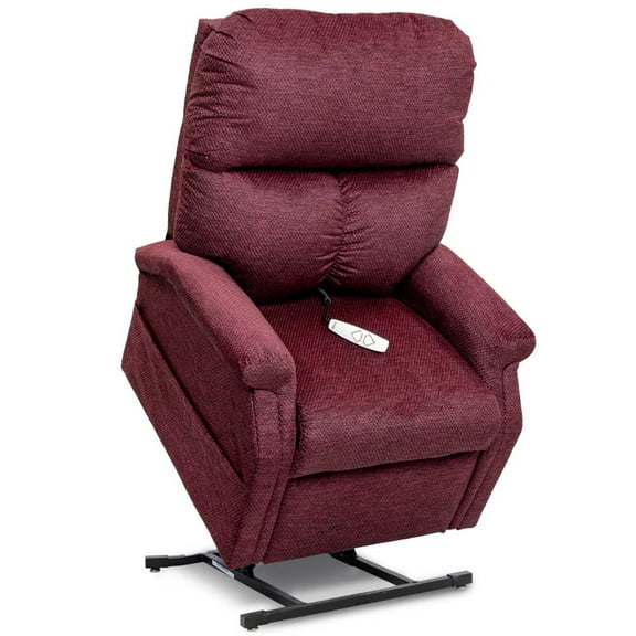 Pride Mobility Essential Collection LC250 Power Lift Recliner, Black Cherry, Standard