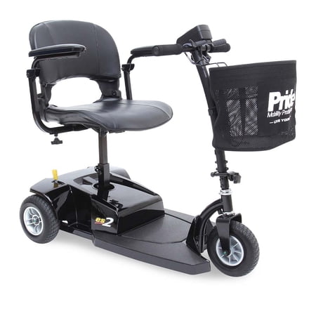 Pride Mobility Go-Go ES 2 S81 Mobility Scooter, Black