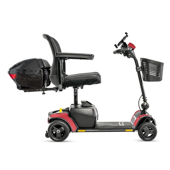 Pride Mobility Go Go Elite Traveller 2 Mobility Scooter + Accessories, 4 Wheel Scooter For Adults