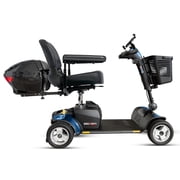 Pride Mobility Go Go Sport 4-Wheel Mobility Scooter + Storage Pod, Cell Phone Holder, Rear Basket, 18 AH Battery