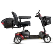 Pride Mobility Go Go Sport 4-Wheel Mobility Scooter + Storage Pod, Cell Phone Holder, Rear Basket, 18 AH Battery