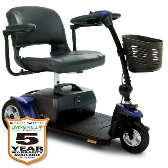 Pride Mobility GoGo Elite Traveller Plus 3 Wheel Scooter w/ Avail Ext Warr