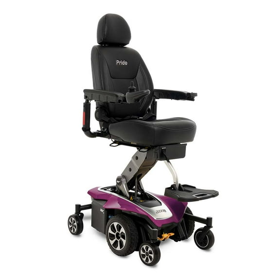 Pride Mobility Jazzy Air 2 Group 2 Power Chair with U-1 Batteries, Pink Topaz, 20"x18"-20"