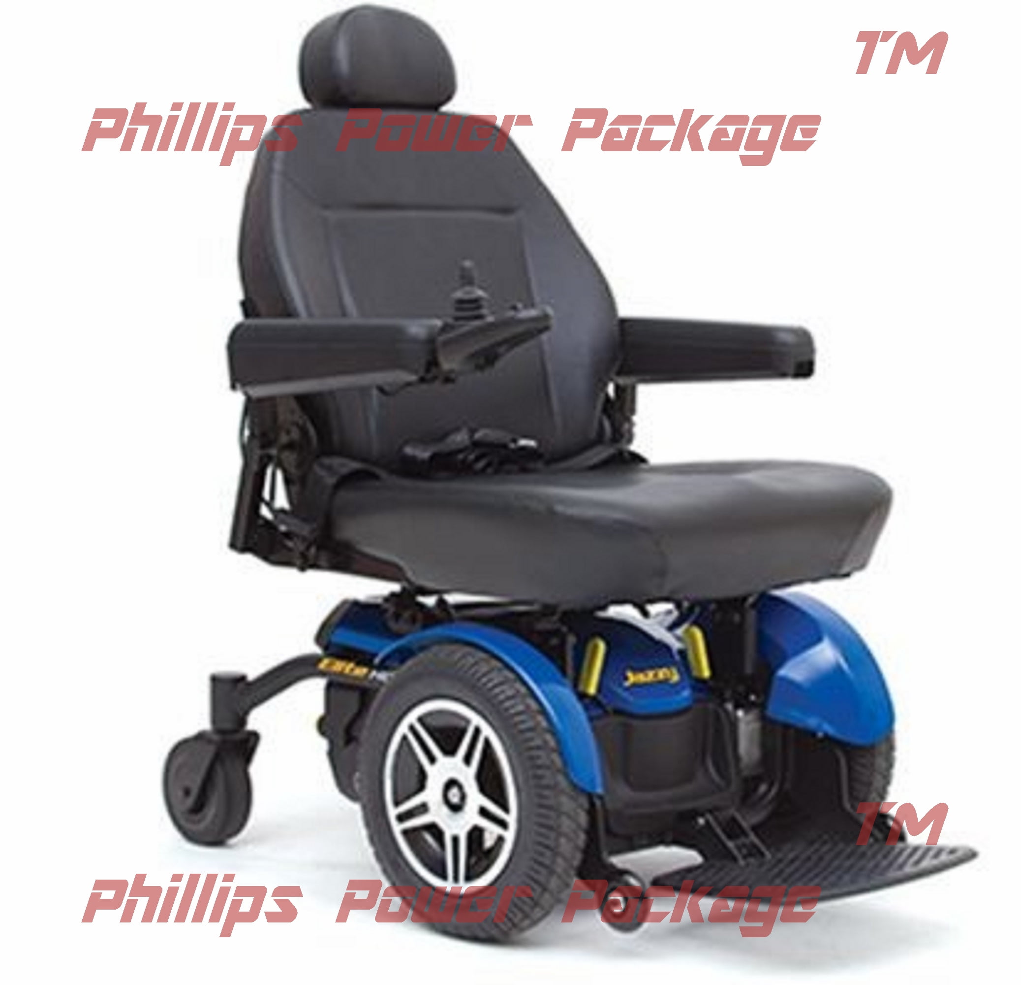Pride Mobility - Jazzy Elite HD - Heavy Duty Power Chair - Jazzy Blue