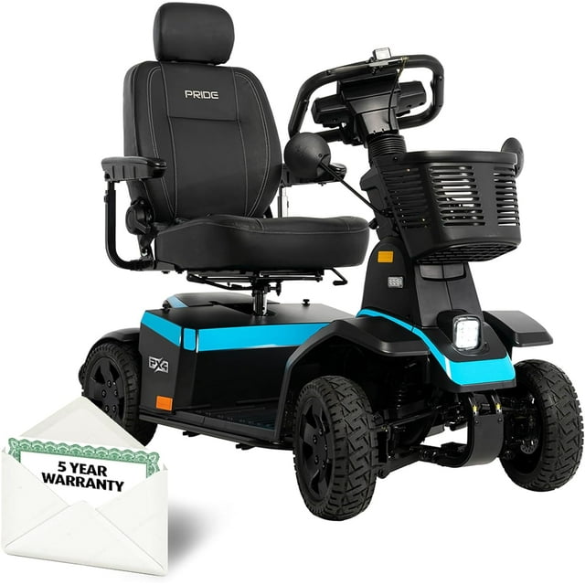 Pride Mobility PX4 500 LB. Weight Capacity Super Heavy Duty Mobility Scooter, With 5Year