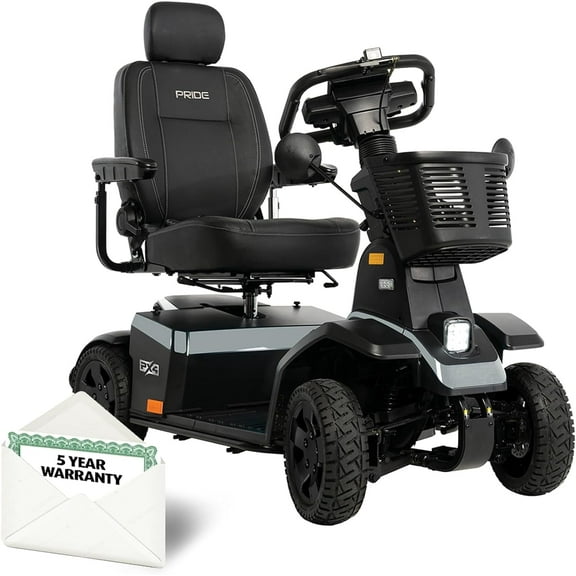 Pride Mobility PX4 Super Heavy Duty Mobility Scooter with 5-Year Extended Warranty - 500LB Limit