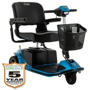Pride Mobility Revo 2.0 3-Wheel Scooter - Blue w/ Avail Ext Warranty