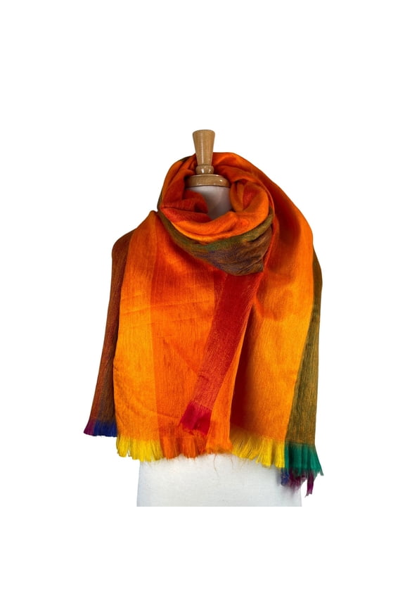 Pride Month Alpaca Shawl | Rebozo | Rainbow Colors