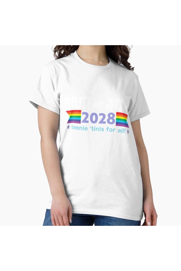 Pride Month Awareness Equality Support Geometric Rainbow Flag Graphic Tee T-shirt