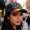 thumbnail image 1 of Pride Month Baseball Cap, Inclusive Design Adjustable Hat, Lightweight Breathable For Outdoor, Daily Casual Wear & Celebrations, 1 of 5