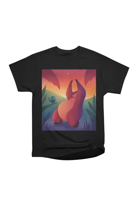 Pride Month Dancing Bear T-Shirt Tee Gift For Him Merch For Her Apparel For Friend