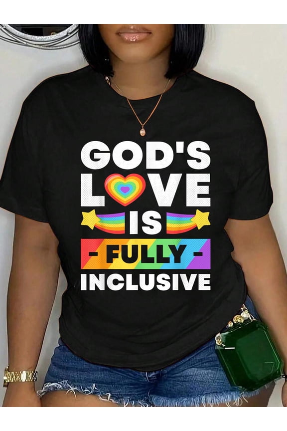 Pride Month, God's Love Is Fully Inclusive, LGBTQ T-Shirt