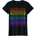 thumbnail image 1 of Pride Month LGBT Rainbow Saying Gift Short Seelve T-Shirt, 1 of 3
