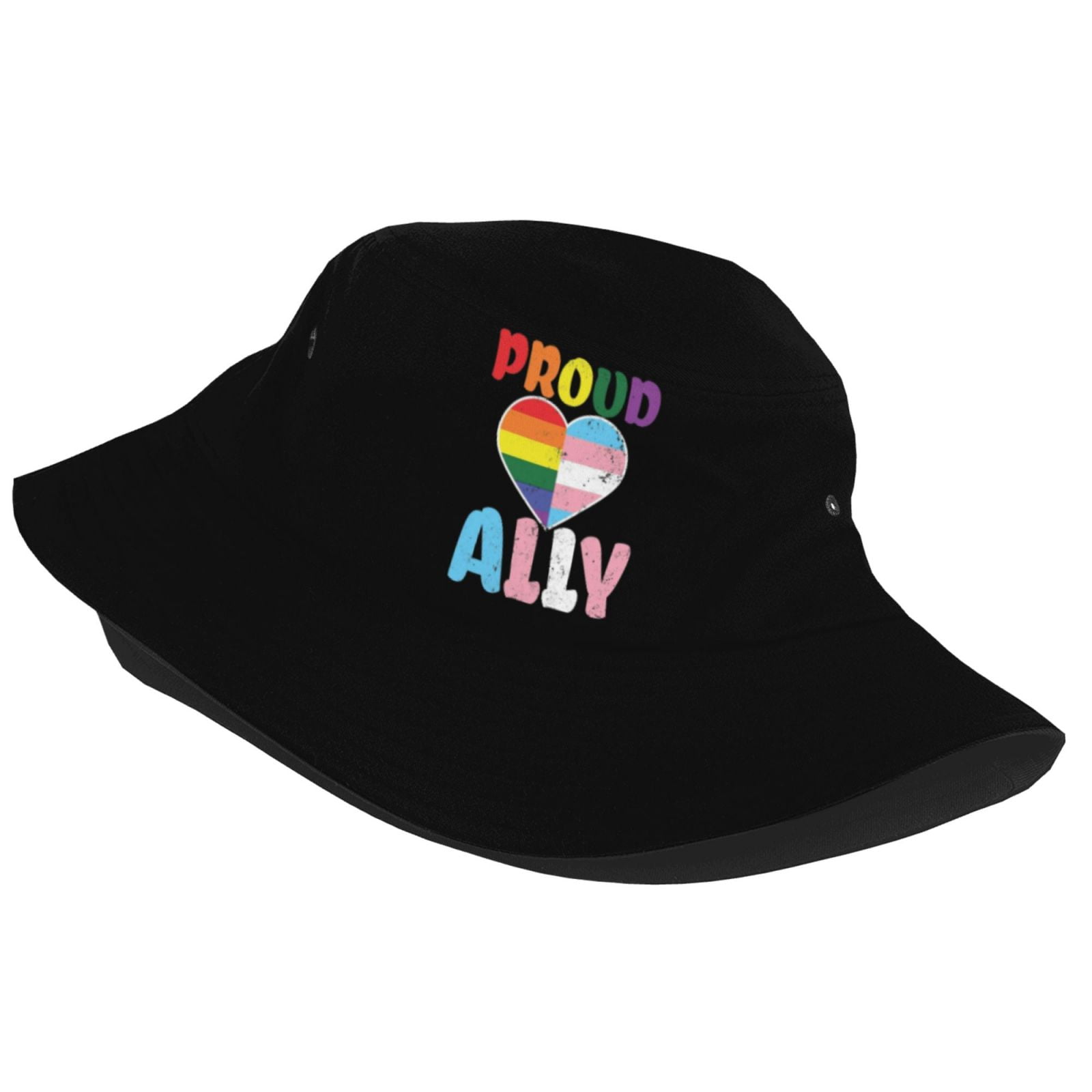 Pride Month LGBTQ Gay Pride Ally Bucket Hat for Women Men Unisex Sun Cap Packable Outdoor