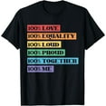 thumbnail image 1 of Pride Month LGBTQ Matter Rainbow Graphic Festival Parade T-Shirt, 1 of 3