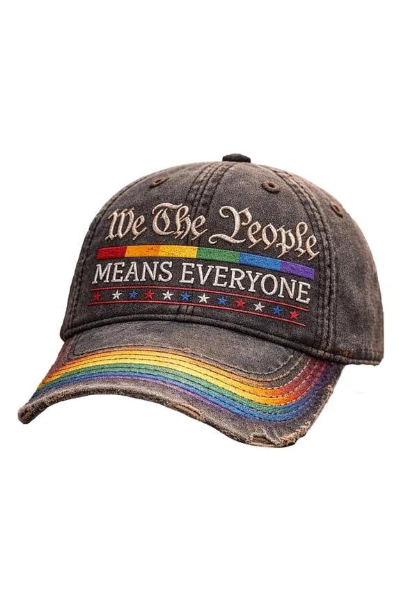 Pride Month Themed Baseball Cap, Adjustable Casual Sun Hat for Everyone, Lightweight Breathable Hat for Outdoor Daily Wear and Pride Celebrations