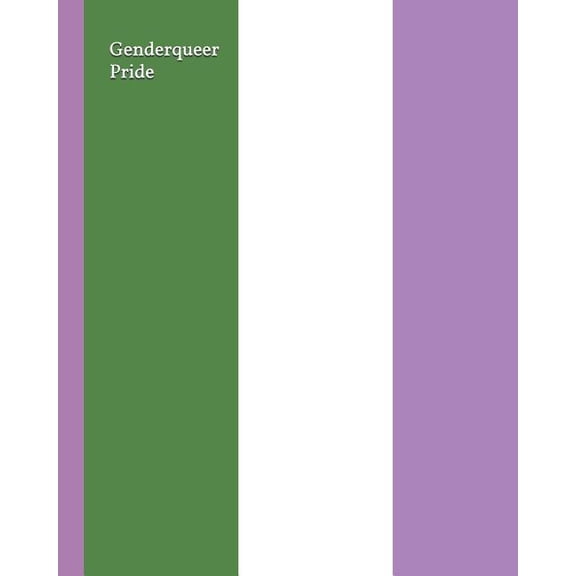Pride Notebooks: Genderqueer Pride: Notebook (Paperback)