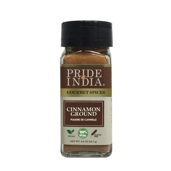 Pride of India Natural Ground Cinnamon, 2 oz