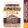 thumbnail image 1 of Pride of India Brown Basmati Rice & Lentil Kitchari Mix, 1.5 lbs Jar, 1 of 8