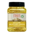 thumbnail image 1 of Pride Of India - PACK of 6 - Yellow Mustard Seed Whole – Pungent & Aromatic – Gourmet Indian Spice – Add in Salads/Dressings/Chicken/ Meat/Pickles – Easy to Store - 1.5 Pound (Pack of 1), 1 of 7