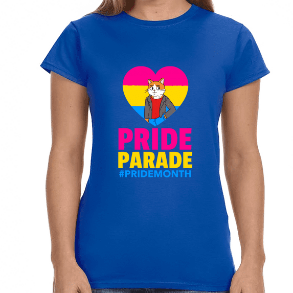 Pride Parade LGBT Flag Gay Pride Month Lesbian Transgender Womens T Shirts