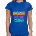 thumbnail image 1 of Pride Parade Shirt LGBT Pride Shirt Rainbow Graphic Tees Gay Shirts for Women, 1 of 8