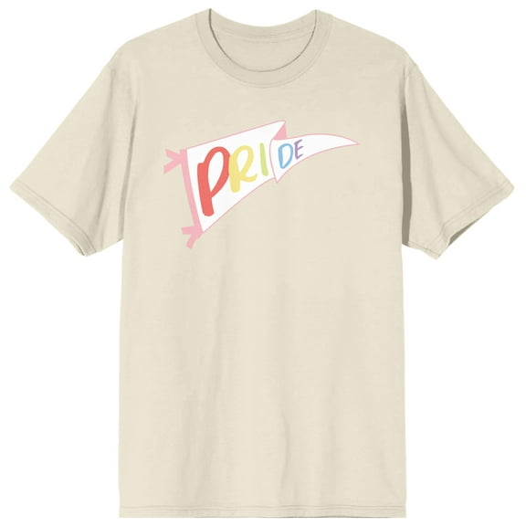 Pride Pennant Men's Natural T-Shirt-XXL