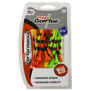 Pride Performance 3-1/4" Striped Fruit Mix Plastic Golf Tee, 25 Count