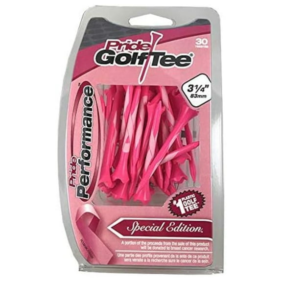 The GolfWorks Pride Performance Professional Tee System Evolution 3-1/4 Inch Plastic Golf Tees (30 American Flag 3 1/4" Tees)