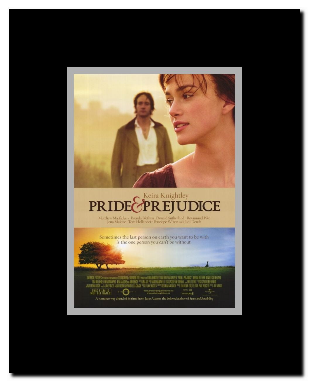 Pride & Prejudice Framed Movie Poster