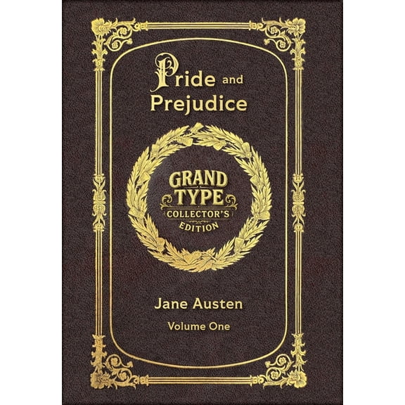 Pride and Prejudice, Large Print Multi-V Large Print - Pride and Prejudice, Volume 1 of 2 - Grand Type Collector's Edition - Matte Hardcover with Dust Jacket, Book 1, (Hardcover)