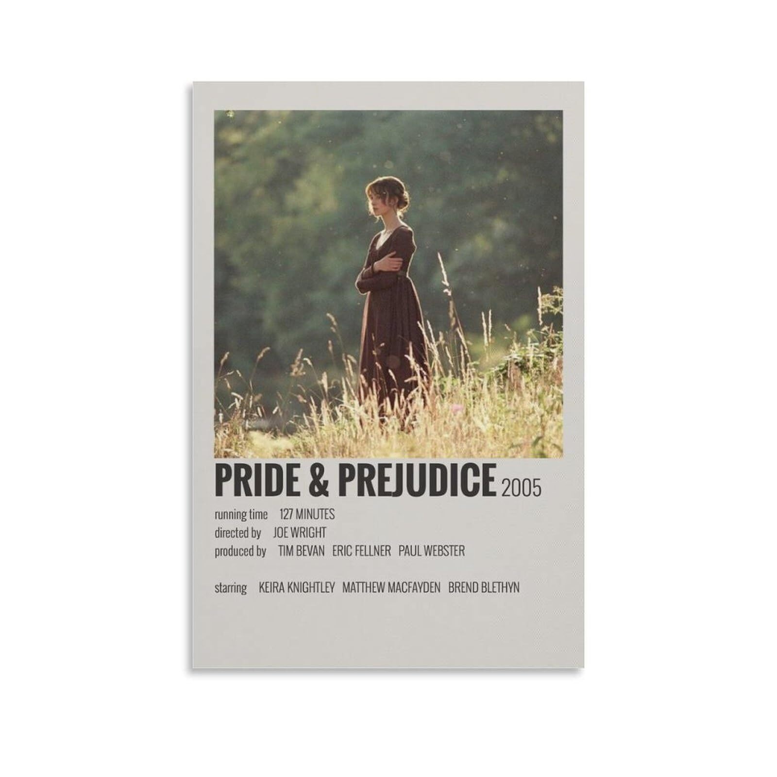 Predujical Posters Pride & Prejudice Love Story Movie Poster (6) Poster Decorative ...