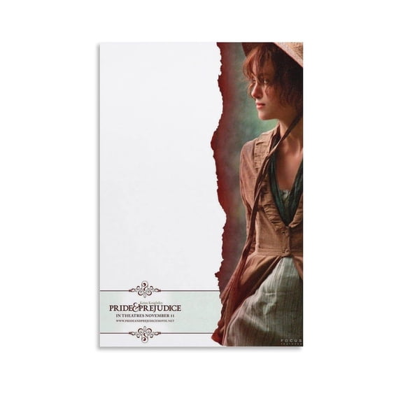 Pride & Prejudice Movie Poster  Picture Print Canvas Poster Wall Paint Art Posters Decor Modern Home Artworks