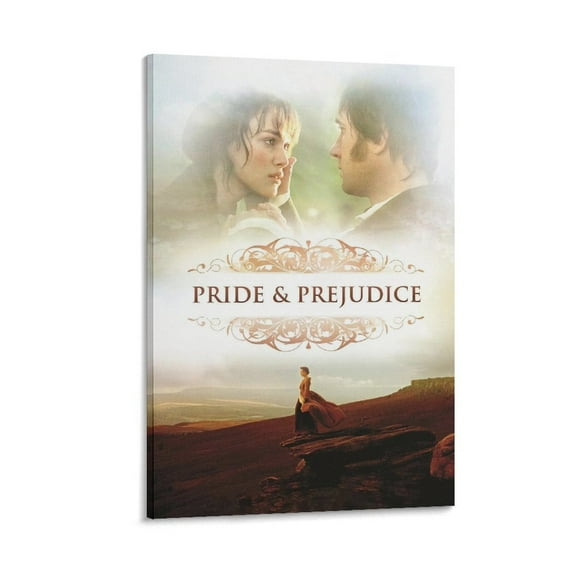 Pride & Prejudice Poster Canvas Poster Wall Art Picture Prints Hanging Photo Gift Decor Home Posters Artworks 12x18inch(30x45cm)