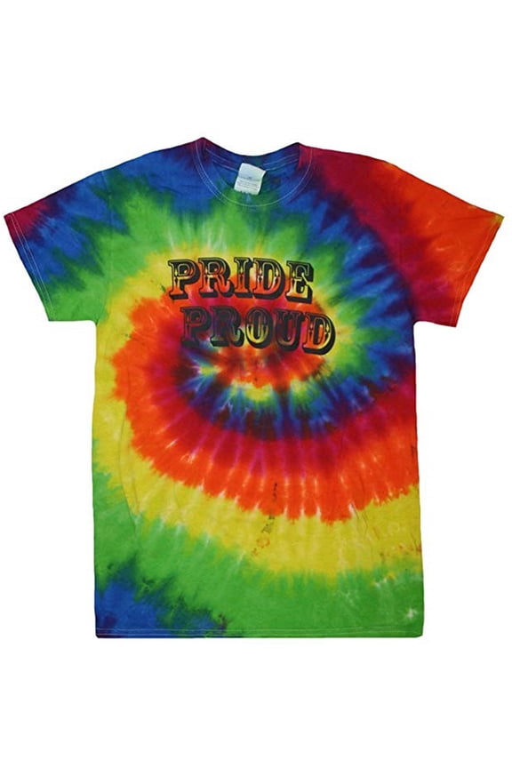 Pride Proud Adult Unisex Rainbow T-Shirt Gay Pride