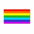thumbnail image 1 of Rainbow Striped Doormat, Indoor Outdoor Entryway Welcome Mat, Non Slip Door Mat (24x48 inches) WoodByStu 5019, 1 of 5