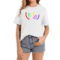 thumbnail image 1 of Pride Rainbow Falling Logo T-Shirt, 1 of 5