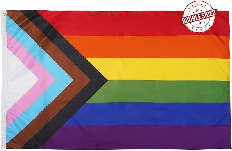 Pride Rainbow Flag 5x3ft- LGBT Community Gay Pride Lesbian Transgender ...